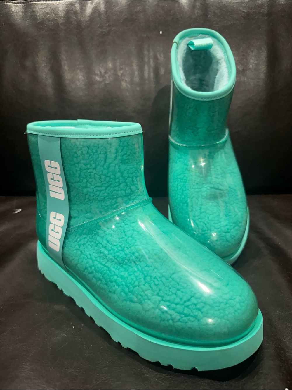 UGG Classic Clear Mini Boots - Tide Pool Green - Women's Size 8